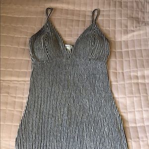 Striped mini dress